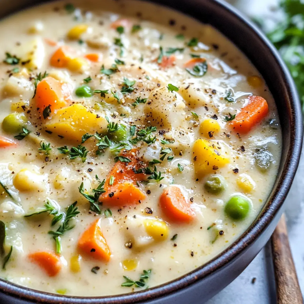 Cremige Gemüsesuppe (Vegan)