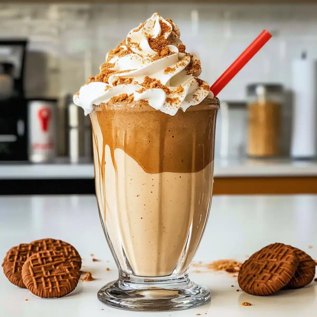 Einfache 3-Min Biscoff Milchshake