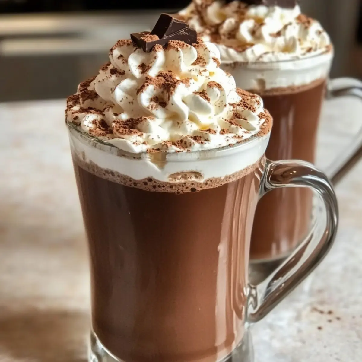 die heiße Schokolade