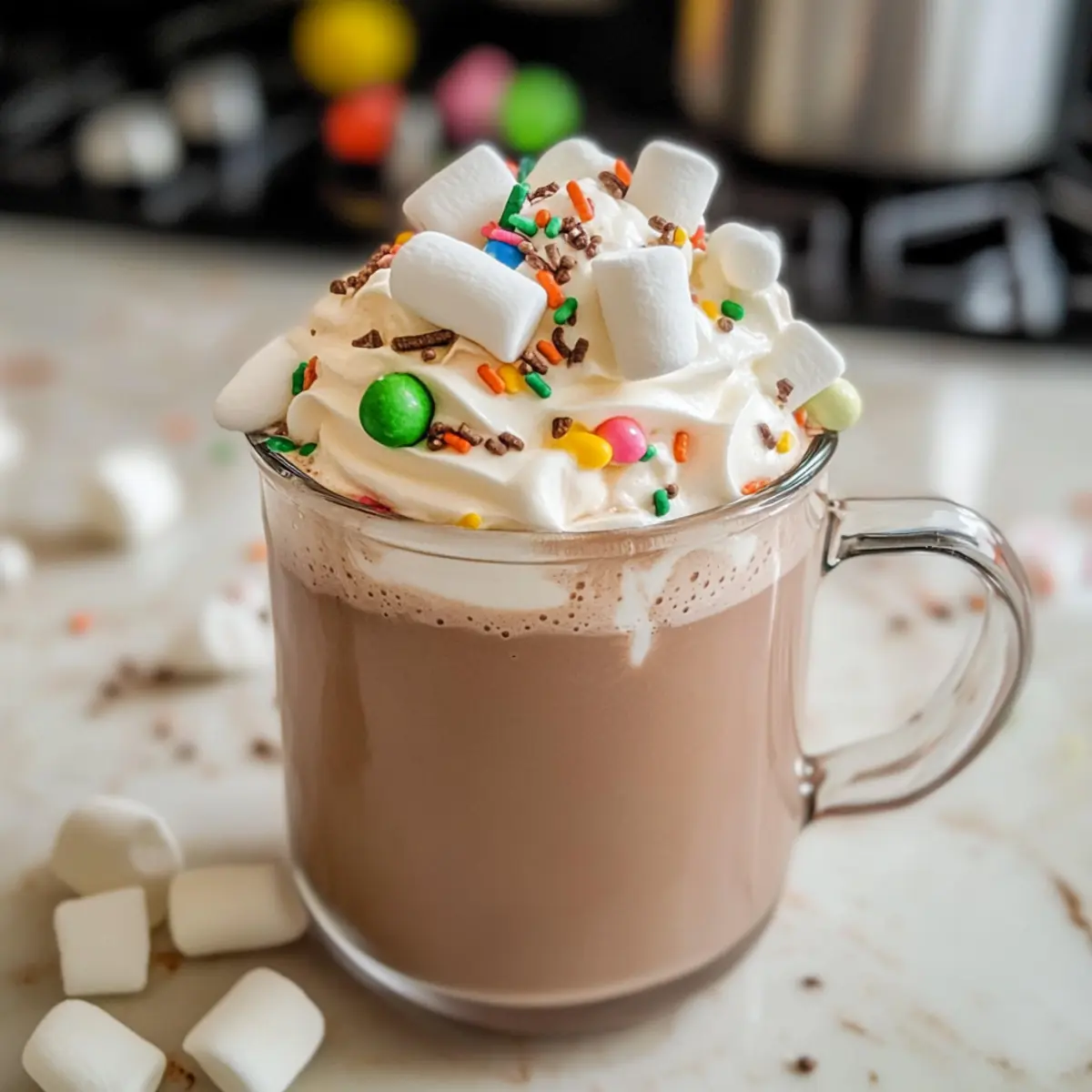 Schlagsahne Heißer Schokolade Rezept Zutaten: - 2 Tassen Milch - 2 Esslöffel Kakaopulver - 2 Esslöffel Zucker - 1/2 Tasse Schlagsahne - 1 Teelöffel Vanilleextrakt - Prise Salz - Schokoladenspäne zum Garnieren Anleitung: 1. In einem kleinen Topf Milch, Kakaopulver, Zucker und eine Prise Salz bei mittlerer Hitze erhitzen, bis es warm ist. Gut umrühren, bis alles gut vermischt ist. 2. Vom Herd nehmen und Vanilleextrakt hinzufügen. 3. In einer separaten Schüssel die Schlagsahne steif schlagen. 4. Die heiße Schokolade in Tassen gießen und mit der Schlagsahne und Schokoladenspänen garnieren. 5. Sofort servieren.