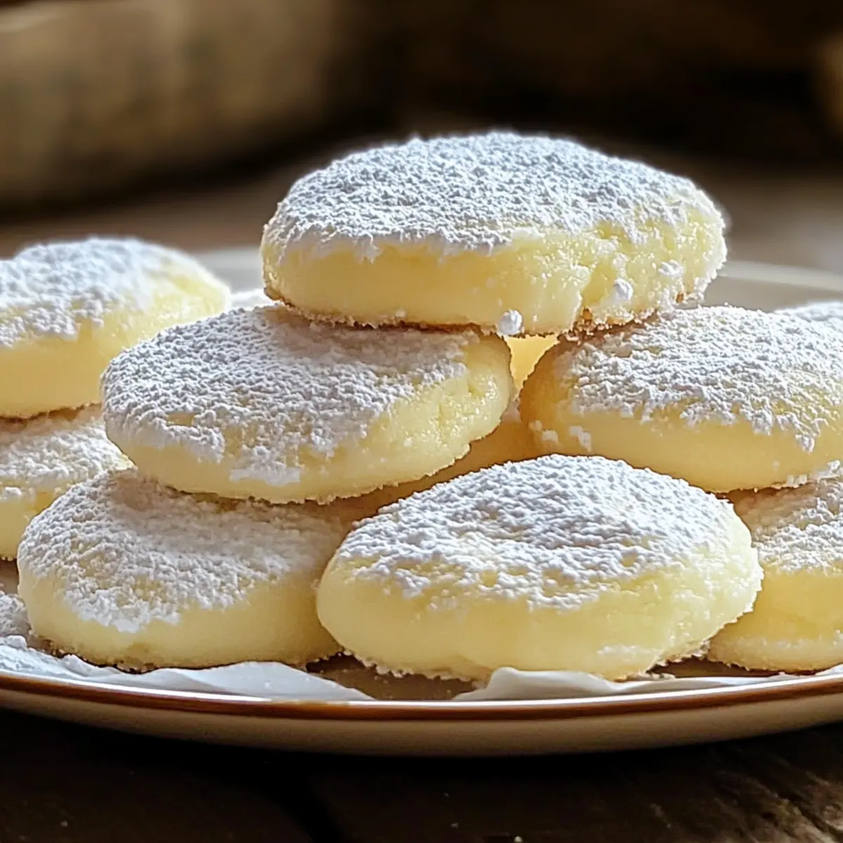 Spritzige Zitronen Schmelz-Kekse