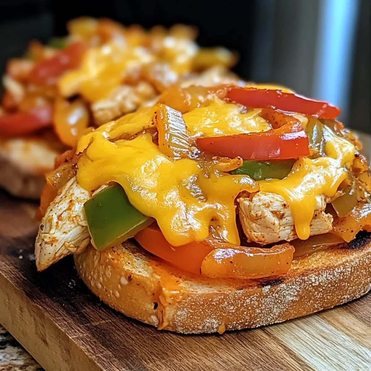 Hühnchen-Fajita-Schmelzen