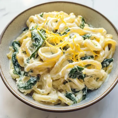 EINFACHE ZITRONEN-RICOTTA-PASTA UND SPINAT