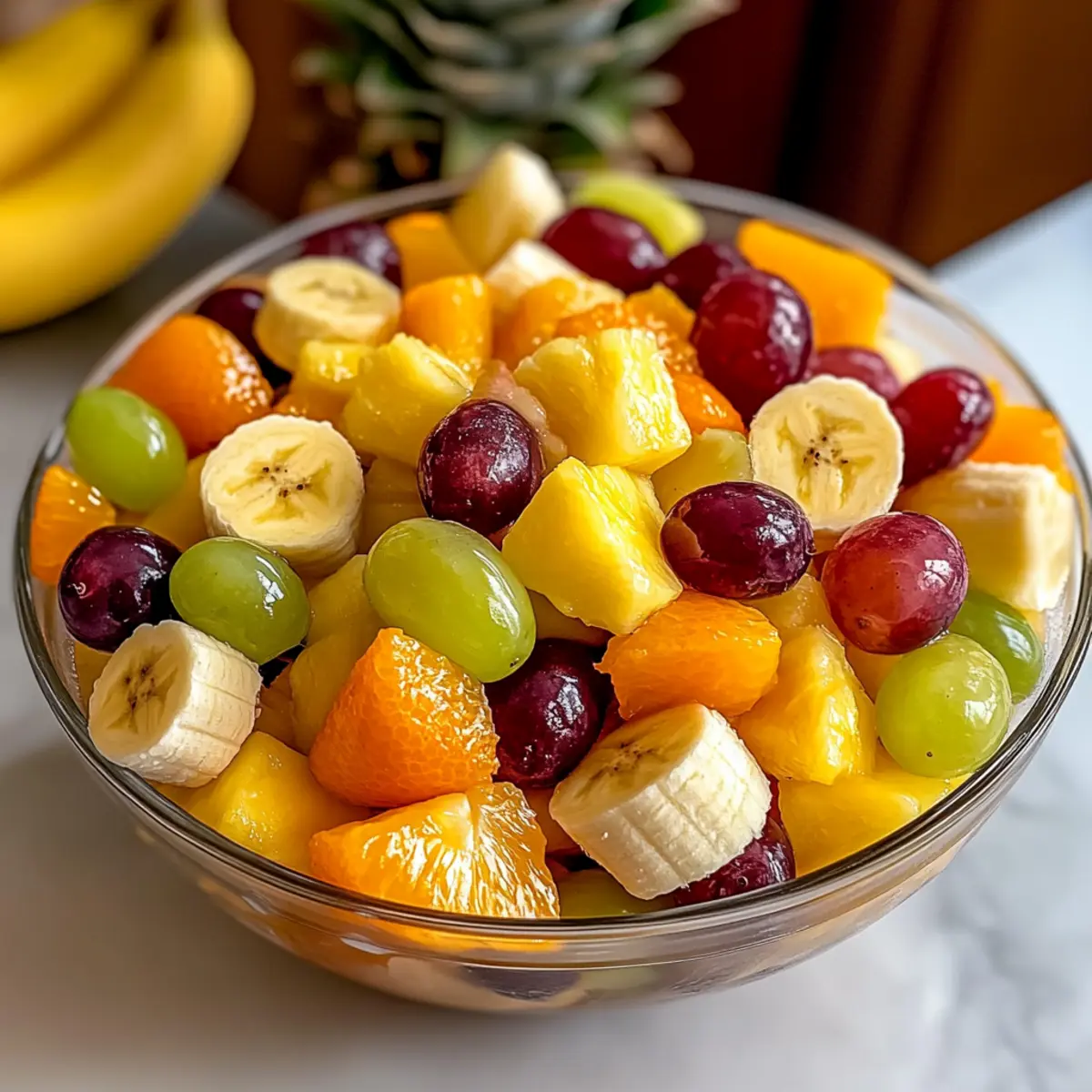 Gesunder Brunch Obstsalat