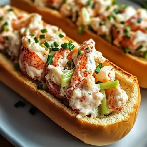 Hummerschwänze Rezept Zutaten: - 450 g Hummerschwänze - 2 EL Butter - 1 TL Zitronensaft - Salz und Pfeffer nach Geschmack - 4 Brötchen - 1 Tasse Sellerie, gewürfelt - 1/4 Tasse Mayonnaise - 1 EL frischer Schnittlauch, gehackt Anleitung: 1. Hummerschwänze in einem Topf mit kochendem Wasser 5-7 Minuten garen. 2. Hummerschwänze abtropfen lassen und abkühlen lassen. 3. Das Fleisch aus den Schalen nehmen und grob zerkleinern. 4. In einer Schüssel Hummerschwanz, Butter, Zitronensaft, Salz, Pfeffer, Sellerie und Mayonnaise vermengen. 5. Brötchen leicht toasten. 6. Hummermischung auf die Brötchen füllen und mit Schnittlauch garnieren. 7. Sofort servieren.