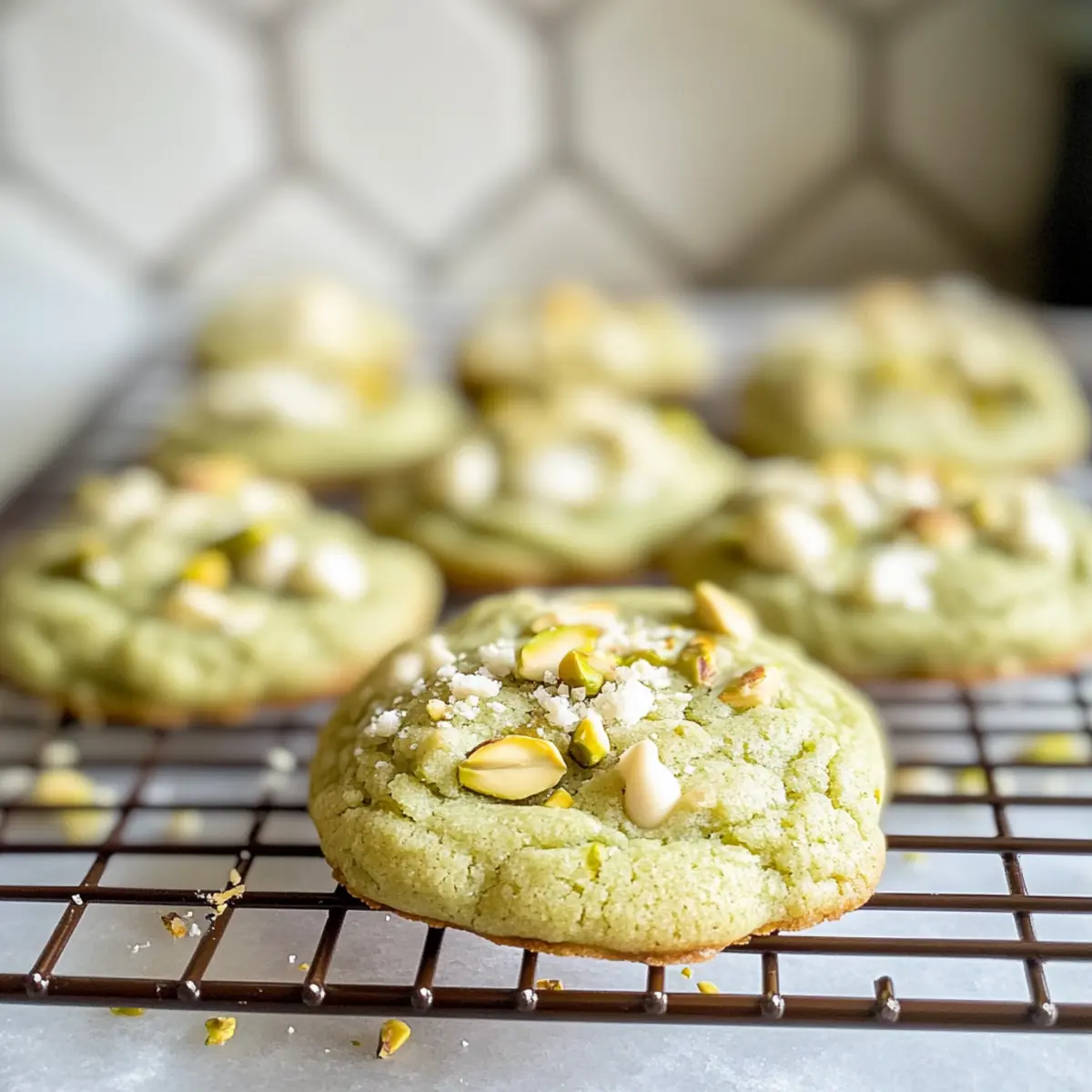 Pistazienpuddingkekse