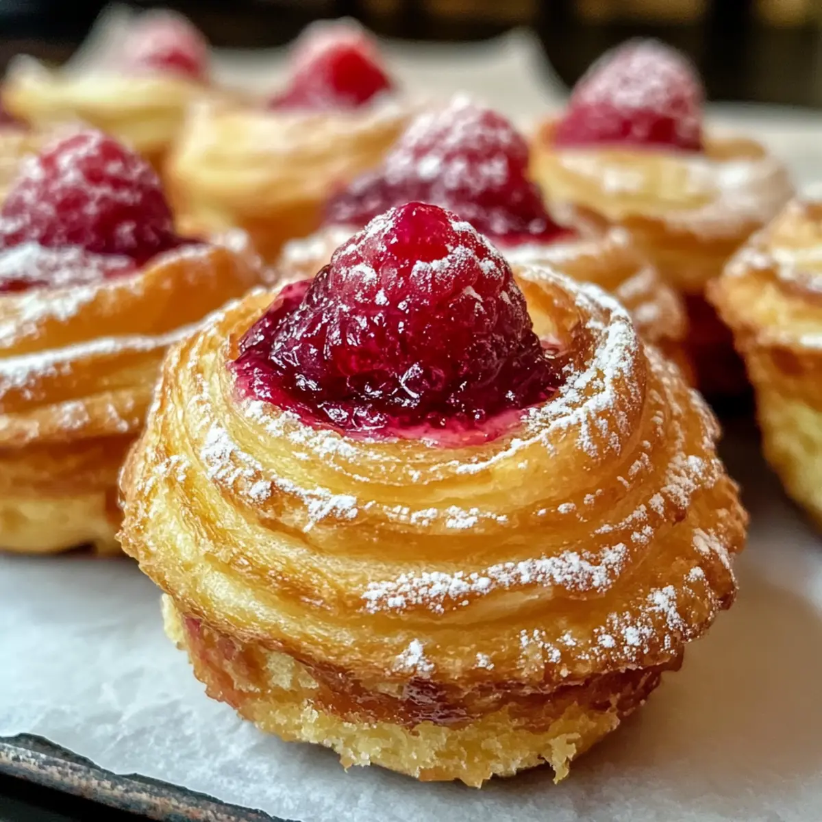 Himbeer-Frischkäse-Cruffins