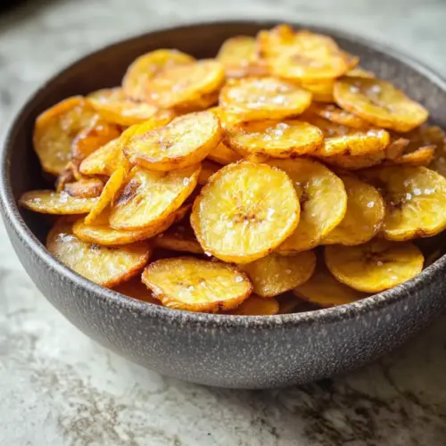 Luftfritteuse Plantain Chips